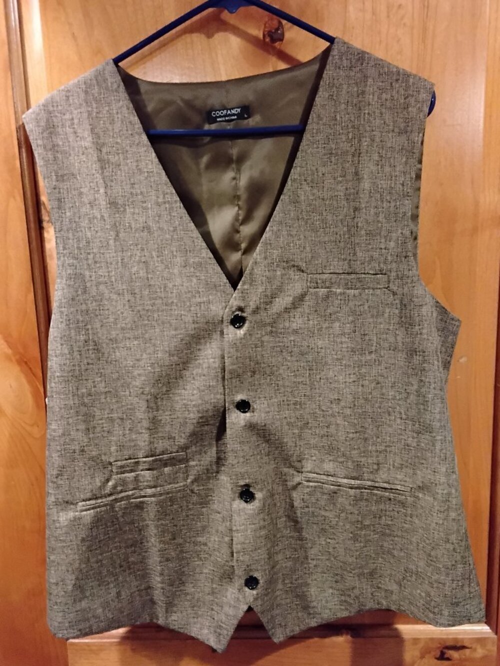 Coofandy Men's Vest Size L #1111